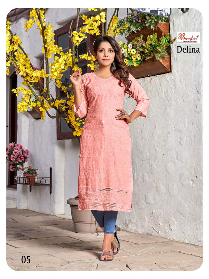 Rang Delina Regular Wear Wholesale Designer Kurti Catalog